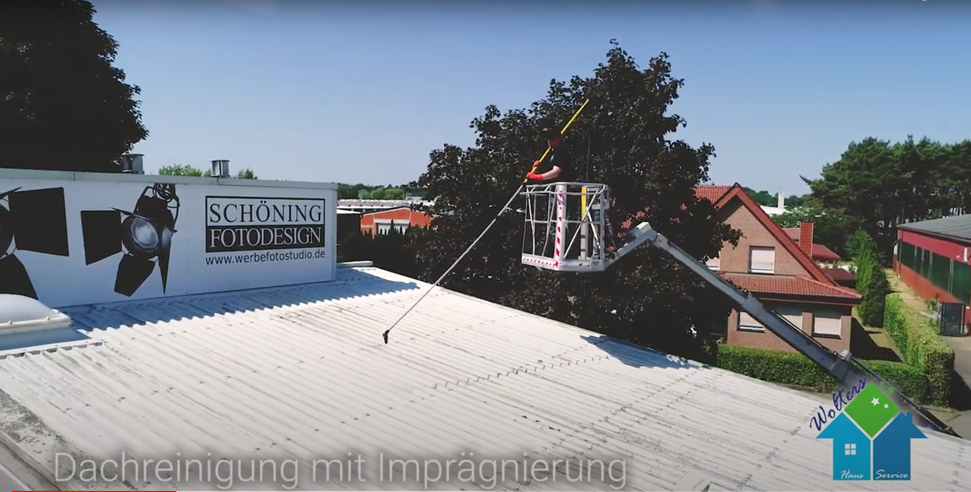 Professionelle Dach-Komplettreinigung f&uuml;r Kunden in Gildehaus, Bardel und Bad Bentheim.